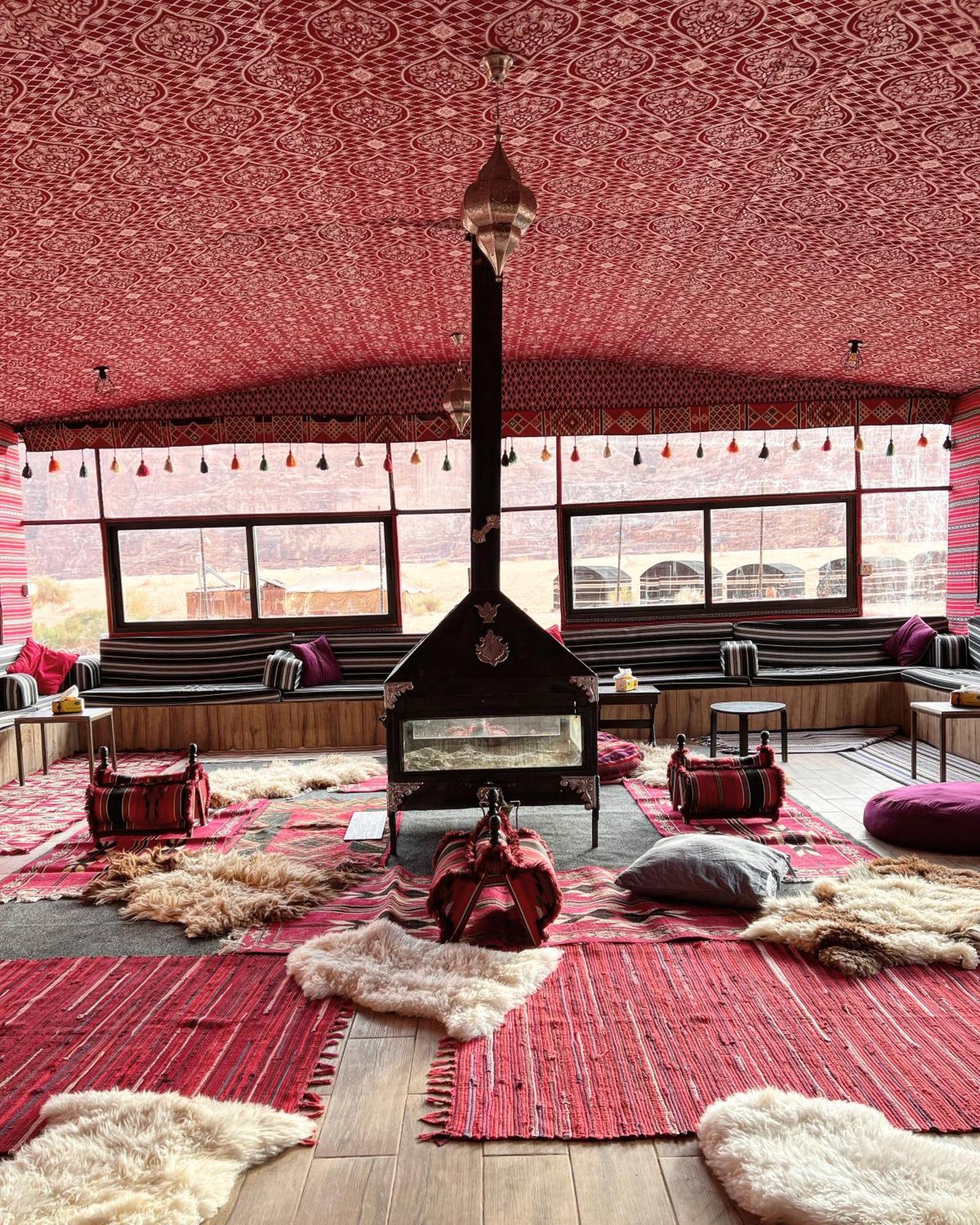 Bedouin Yoga & Trekking Camp Wadi Rum Hotel Exterior photo